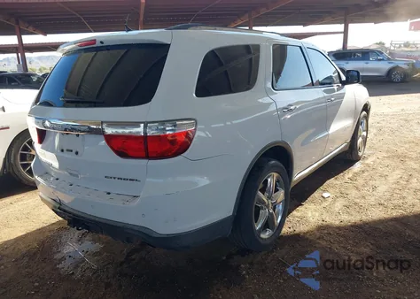 2013 Dodge Durango Citadel из США, поврежденный, VIN 1C4SDHET0DC690982